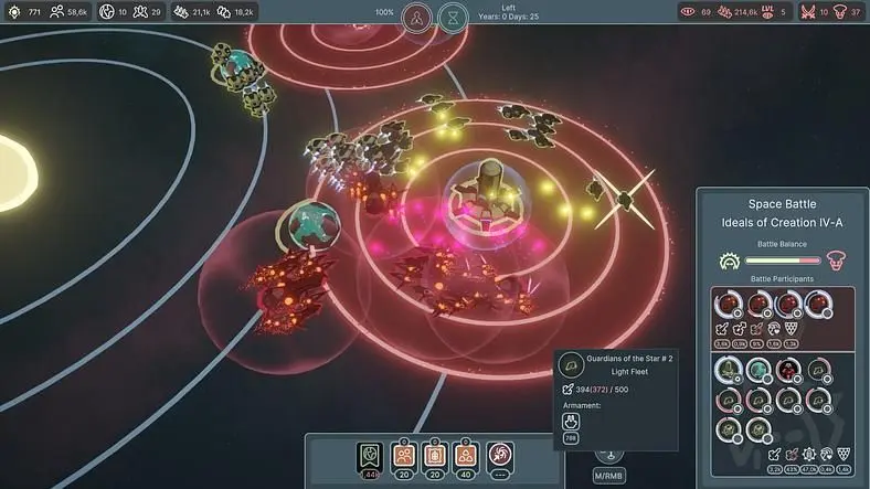 Solar Wave is a cosmic opera 4X game with "indirect control" arriving in 2025