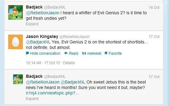 Rumor: Evil Genius 2 coming out this year