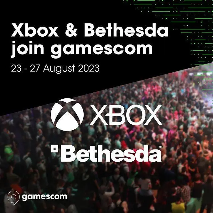 Xbox and Bethesda will be at Gamescom 2023