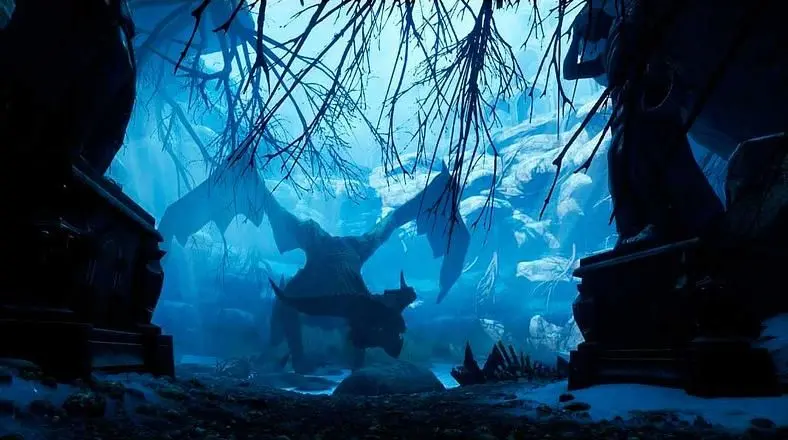 New Dragon Age: Inquisition screens show the snows of Emprise Du Lion