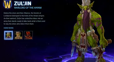 Zul'jin - Warlord of the Amani Trolls - Joins Heroes of the Storm Early Next Year