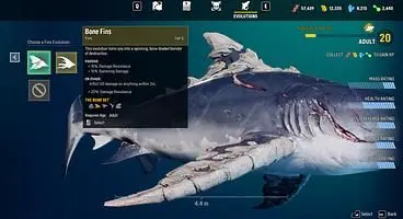 Maneater Evolution Levels - Sources and How to Upgrade