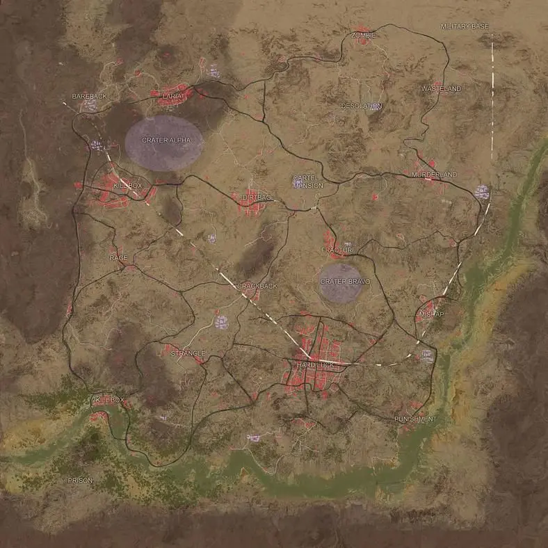 This Interactive Map Is The Best Look We Have Of The Upcoming PlayerUnknown's Battlegrounds Desert Map