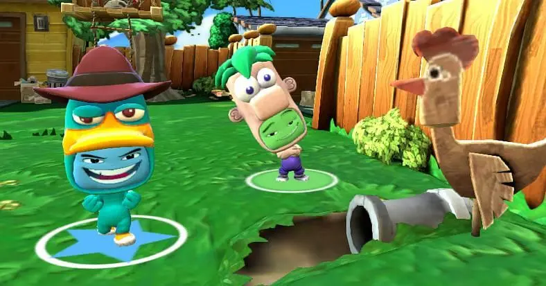 Phineas and Ferb cavort as Disney Universe DLC today