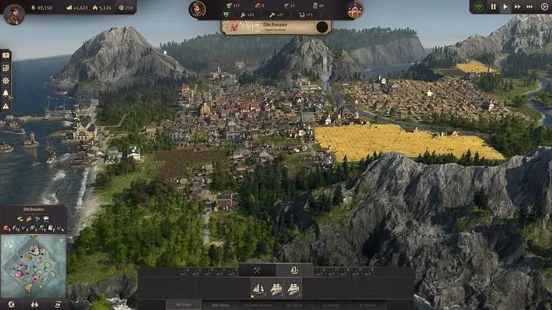 An excellent, engrossing industrial city builder.