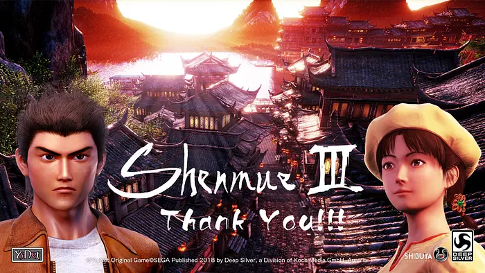 Shenmue 3 Pushed Back To November 19 Release