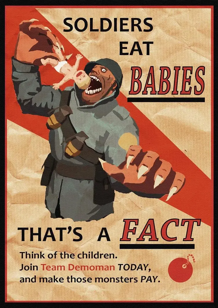 Russian documentary accidentally uses Team Fortress 2 fan art