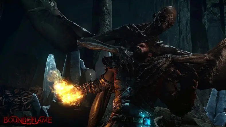 Bound by Flame screenshots feature monsters, axes, undead man with pimp cane