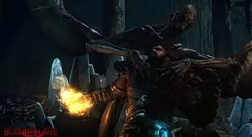 Bound by Flame screenshots feature monsters, axes, undead man with pimp cane
