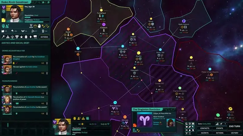 Hands-on Preview - Space Feudalism wrapped in a turn-based shell