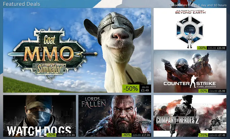 Valve kicks off the Steam Autumn Exploration Sale