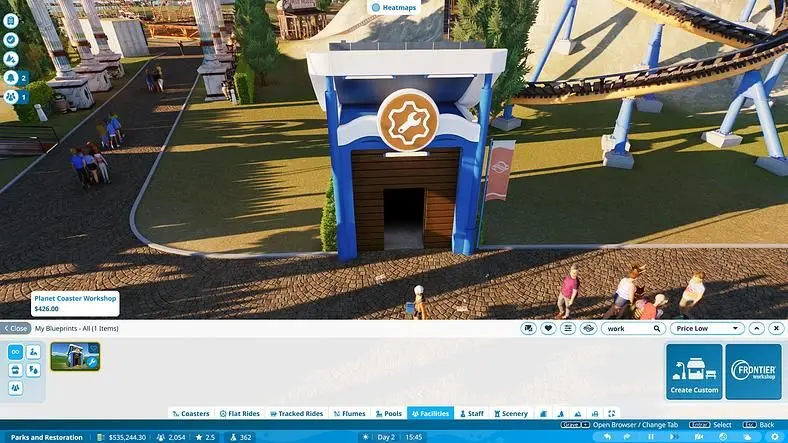 Planet Coaster 2 Research Points: how to get and use them