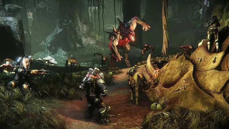 Try not to get devoured in the second Evolve alpha
