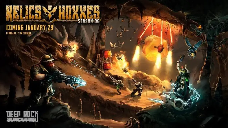 Deep Rock Galactic's Season 6, Relics of Hoxxes, Releases on PC at the End of January