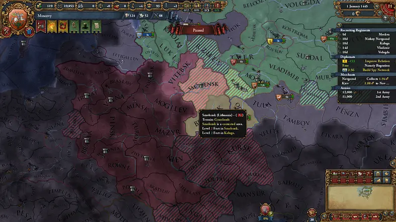 Europa Universalis Patch 1.19 - Everything We know