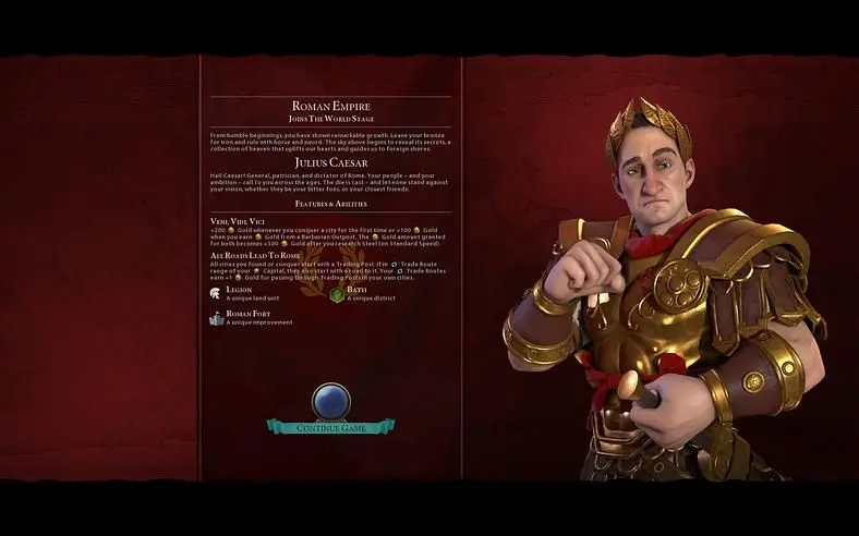 Civilization 6 Julius Caesar Leader Pass Starting Strategy