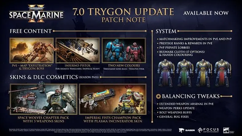 Space Marine 2 Patch 7 Release Date - Latest News