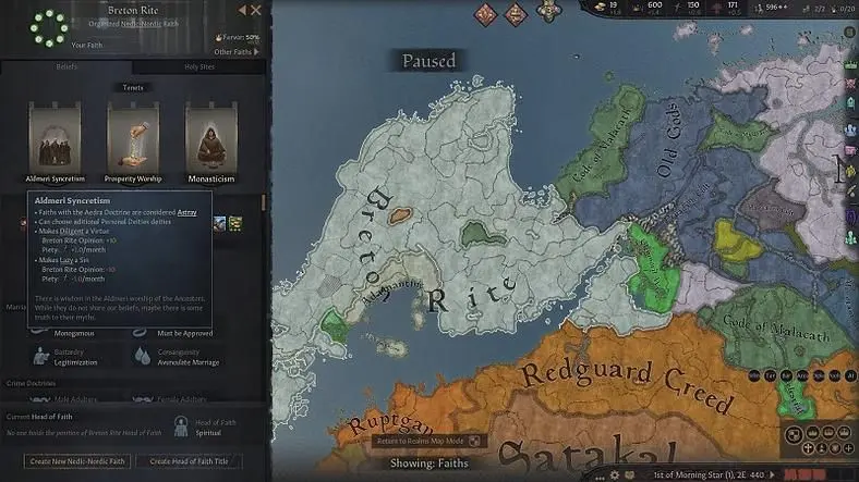 The World of The Elder Scrolls Comes to Crusader Kings 3 in Its Elder Kings Mod