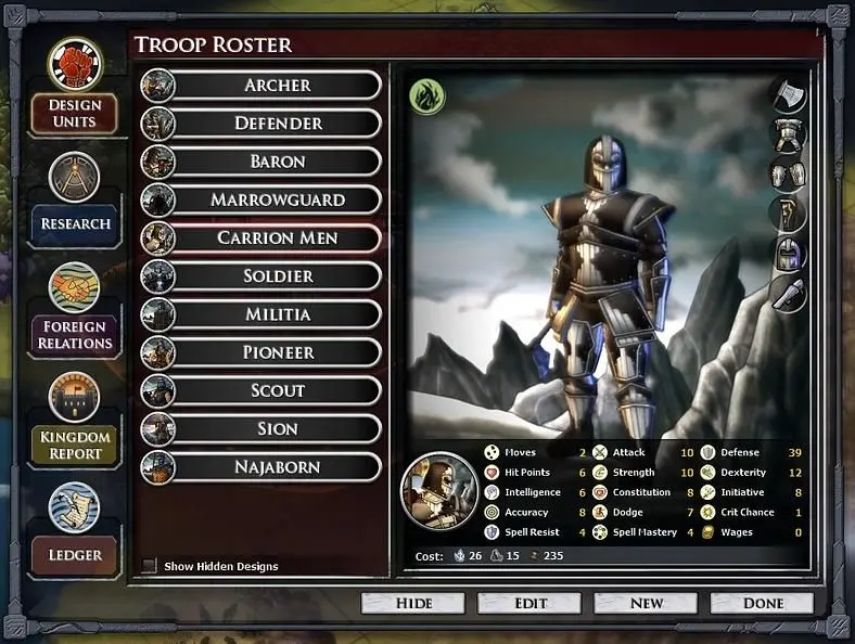 New details revealed on Elemental: Fallen Enchantress' faction and unit customisation