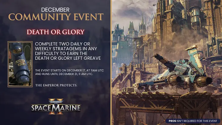 Space Marine 2's final 2025 Community Update teases early 2026 content and roadmap changes