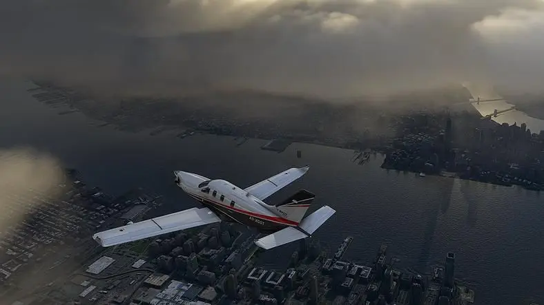 Microsoft Flight Simulator 2020 Players Are Chasing Hurricane Laura
