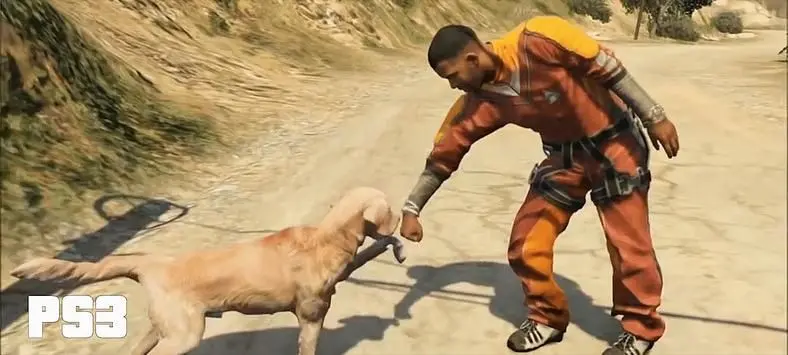 Screens compare original GTAV to HD upgraded version