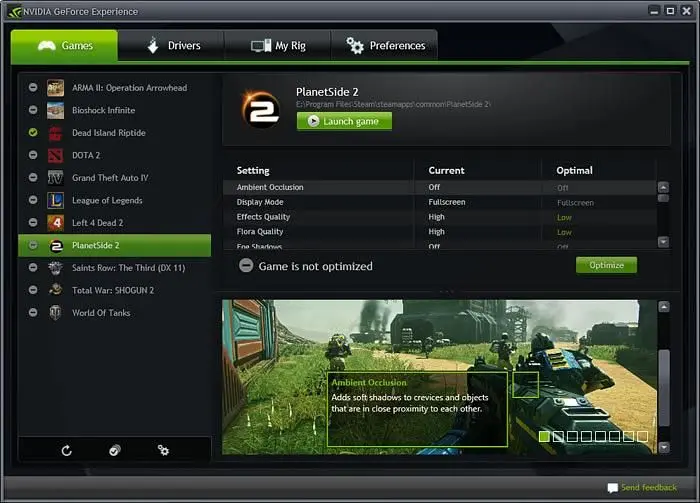 Nvidia GeForce Experience has 30 million active users, Landmark GFE will be better compared to other games