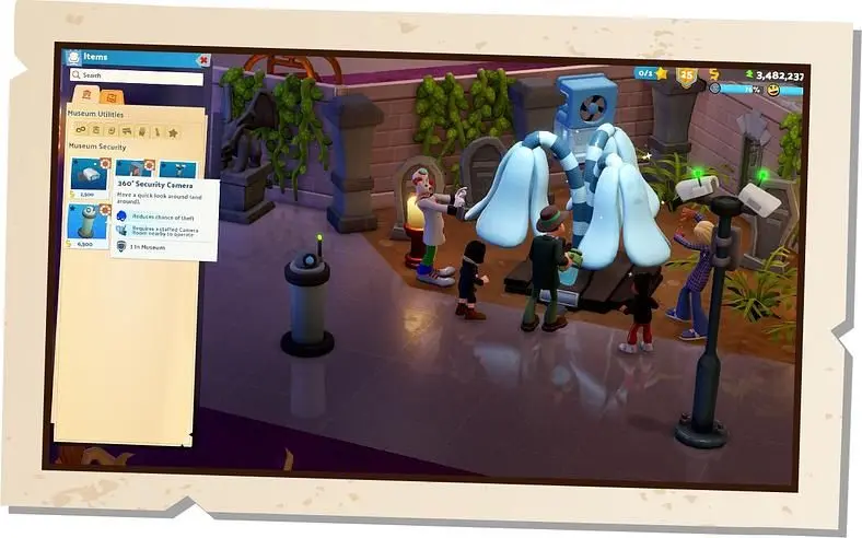 Two Point Museum Update 2.0 Spells Trouble for Thieves, Makes Finding Pristine Exhibits Easier
