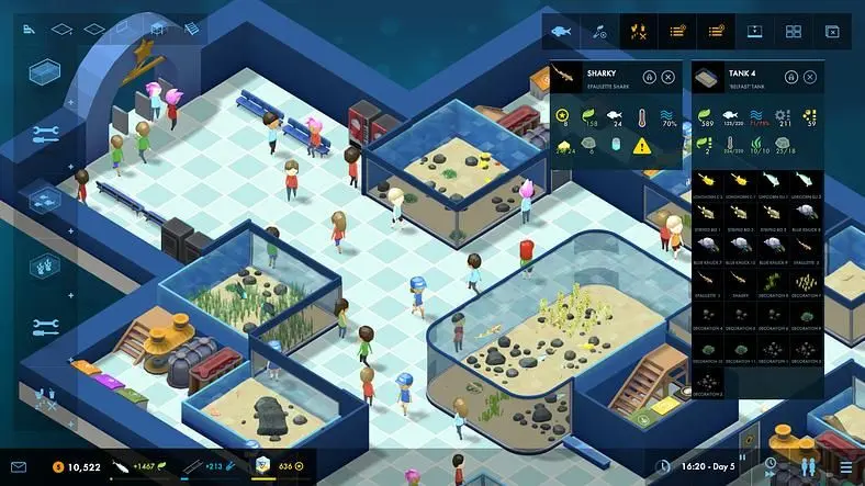 Megaquarium - Aqua-Management Tycoon From The Creators Of Big Pharma