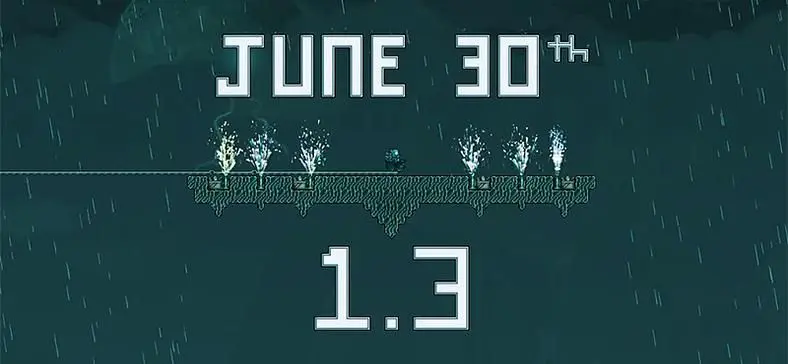 Terraria's 1.3 patch dated June 30th in teaser trailer