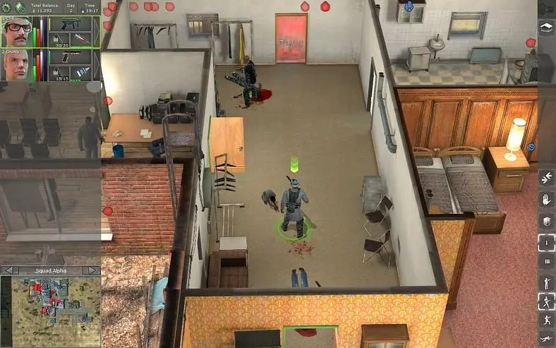 Chris Capel moves, pauses, clicks five times, has his gun jam and then dies. Many times.