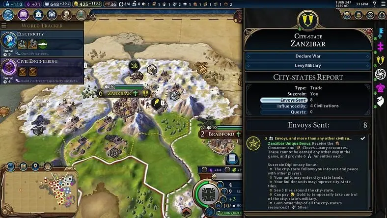Civilization VI builds upon its predecessors like a Modern to Atomic Era transition