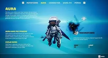 Biomutant Dark Red or Light Blue Choice - Alignment or Aura Tips