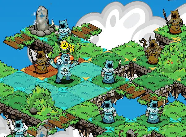 A charming turn-based scrap down at the old grove.