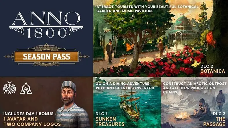 Anno 1800 Season Pass Details Announced