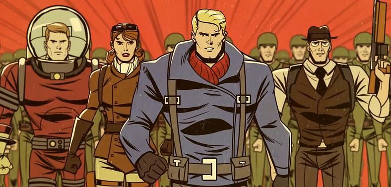 Towers, guns and 50s sci-fi...