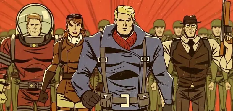 Towers, guns and 50s sci-fi...