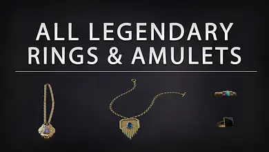 All Legendary Rings & Amulets