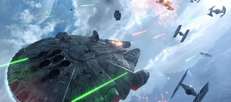 Millennium  Falcon and Slave I pilotable in Star Wars Battlefront