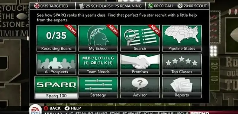 NCAA Football 13's Dynasty Mode given a walkthrough