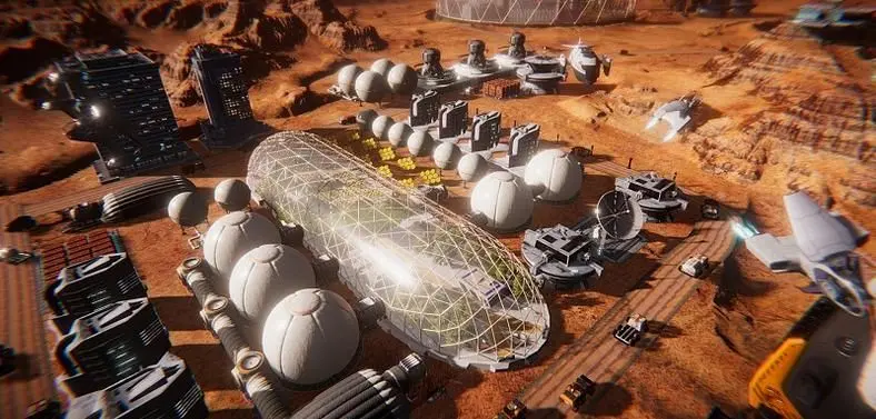 Mars Colony Builder Challenges You to Build Futuristic Cities on the Red Planet's Surface