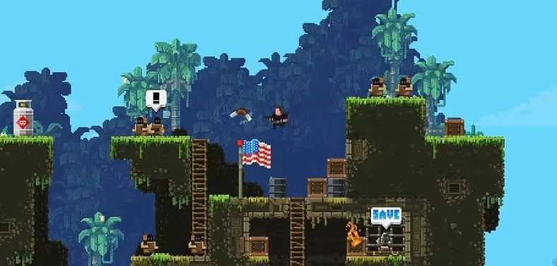 BroForce update adds 'User-Generated Island' for player-created levels