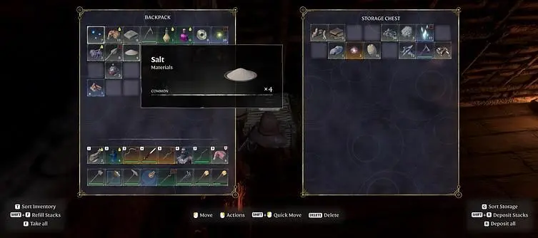 The importance of Salt in Enshrouded and its uses