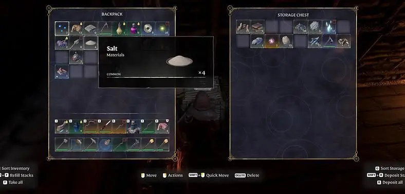 The importance of Salt in Enshrouded and its uses