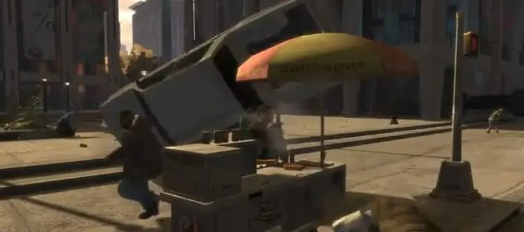 Grand Theft Auto IV goes completely insane