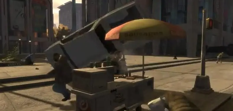 Grand Theft Auto IV goes completely insane