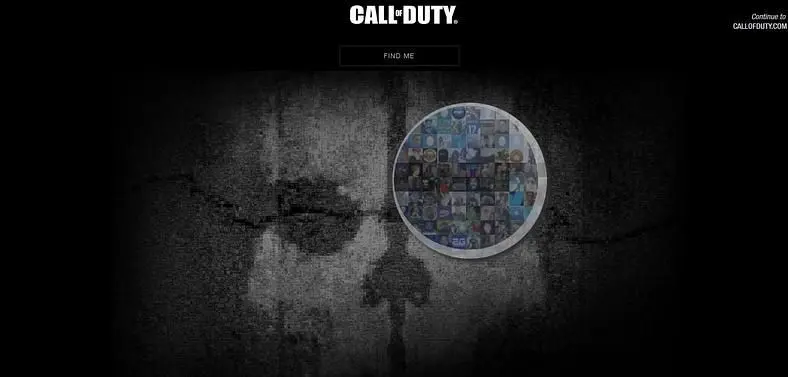 Call of Duty site becomes ghostly with Facebook pics