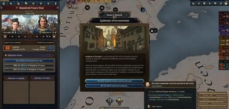 Europa Universalis 5's Hotfix 1.0.7 Rebalances Levies, Further Revises Pop Demands