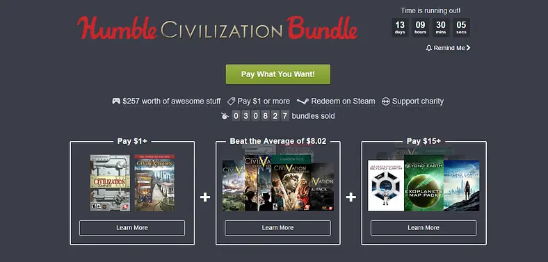 Sid Meier's Civilization Series Crosses Tiles To Make It Into The Latest Humble Bundle