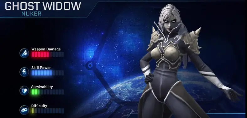 City Of Villains' Ghost Widow Returns As A 'Nuker' Character In Master X Master